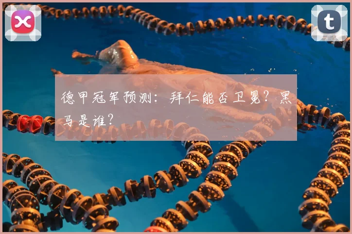 德甲冠军预测：拜仁能否卫冕？黑马是谁？